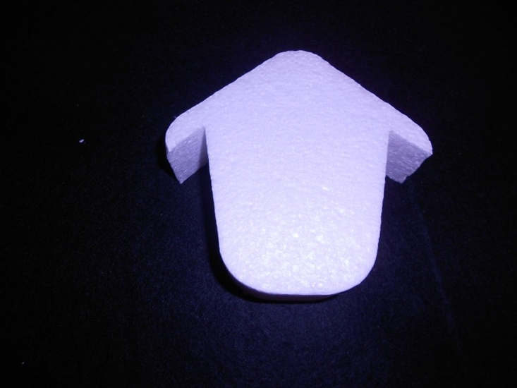 Mini vogelhuisje afgerond