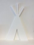 Styropor Tipi Tent, 60 x 37 x 3 cm