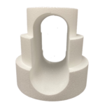 3 Lagen taart met ovale opening