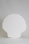 Schelp groot ca. 35 x 35 x 3 cm