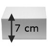 Taart Vierkant, 7 cm hoog, t/m 50 cm doorsnede