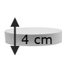 Taart Rond, 4 cm hoog