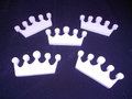 Mini kroontjes afm. 12x6x1 cm set van 3 stuks